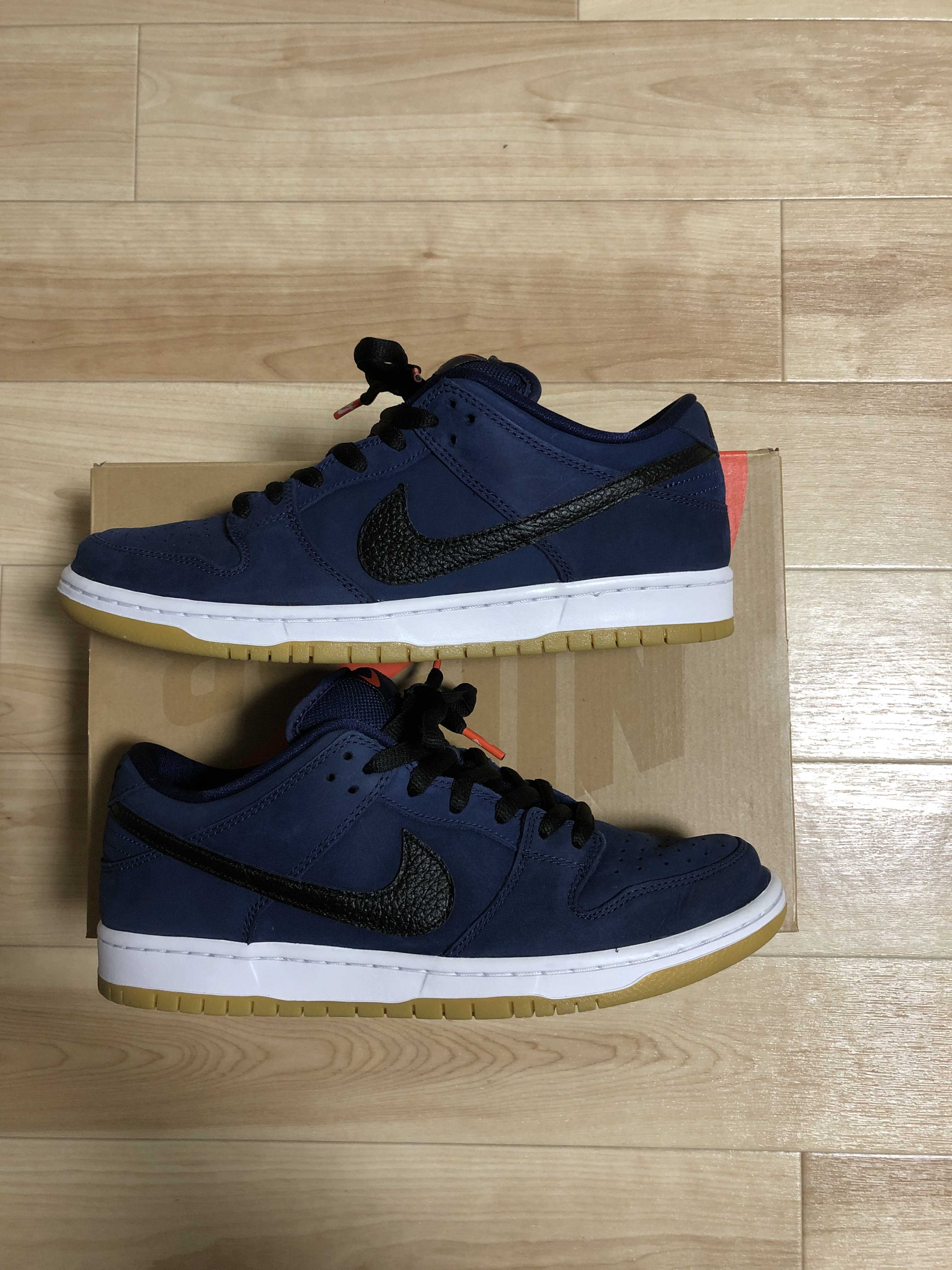 Nike SB Dunk Low Orange Label "Obsidian/Black-Light Gum Brown"