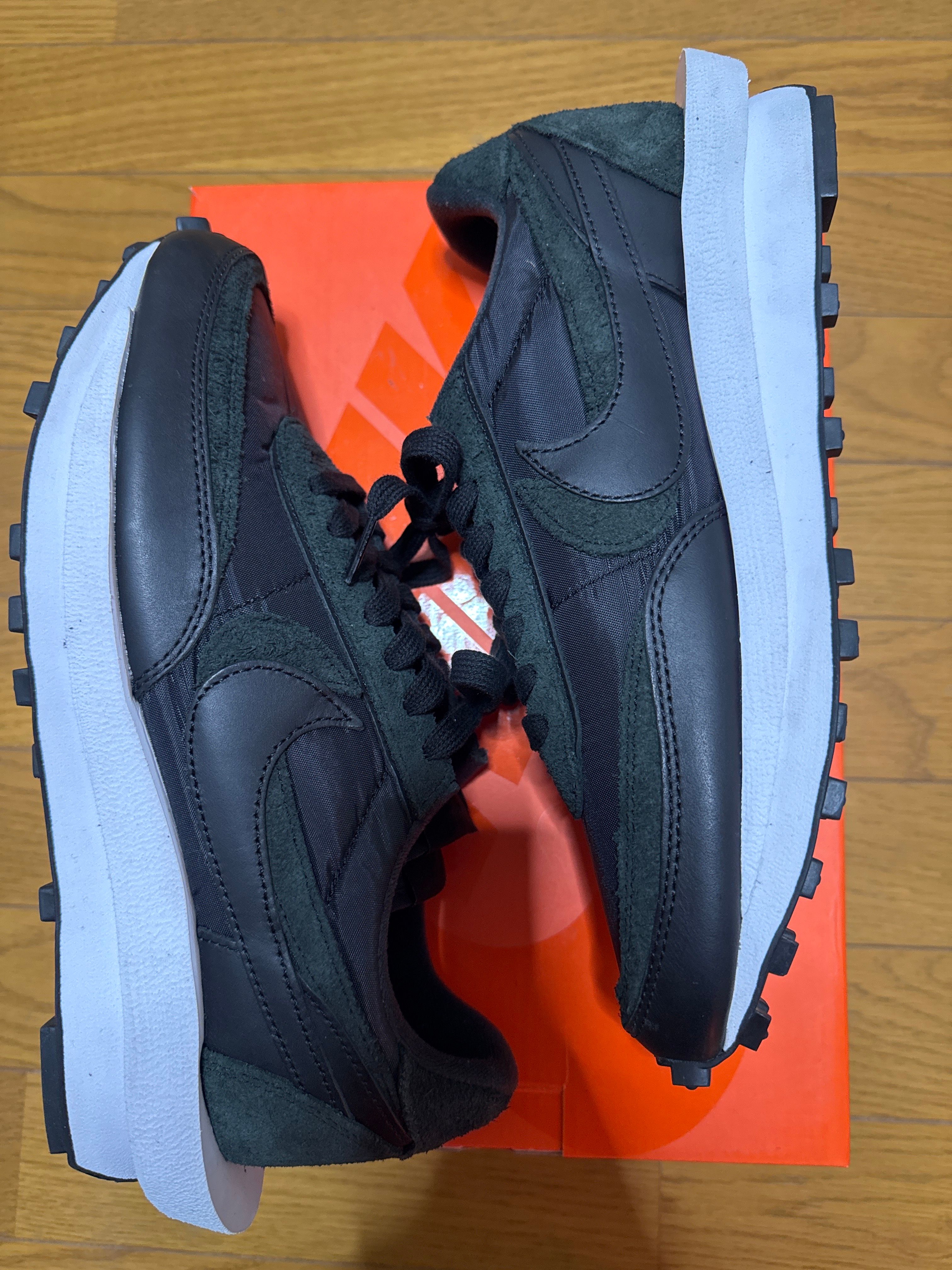 sacai × Nike LDV Waffle "Triple Black"
