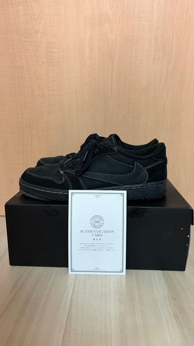 Travis Scott × Nike Air Jordan 1 Low OG SP "Black Phantom"