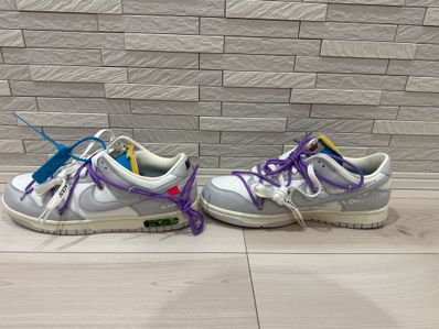 Off-White × Nike Dunk Low "Sail/Neutral Gray"