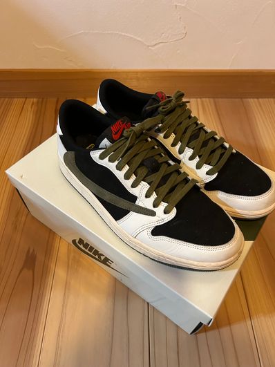 Travis Scott × Nike Women's Air Jordan 1 Low OG "Medium Olive"