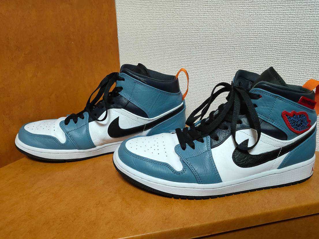 FACETASM × Nike Air Jordan 1 Mid "White/Navy"