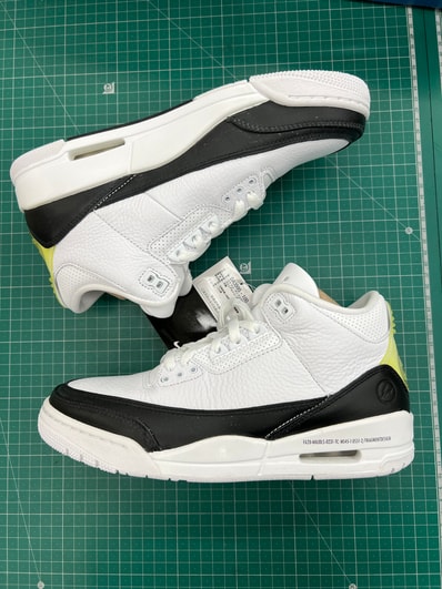 Fragment × Nike Air Jordan 3 "White/Black"