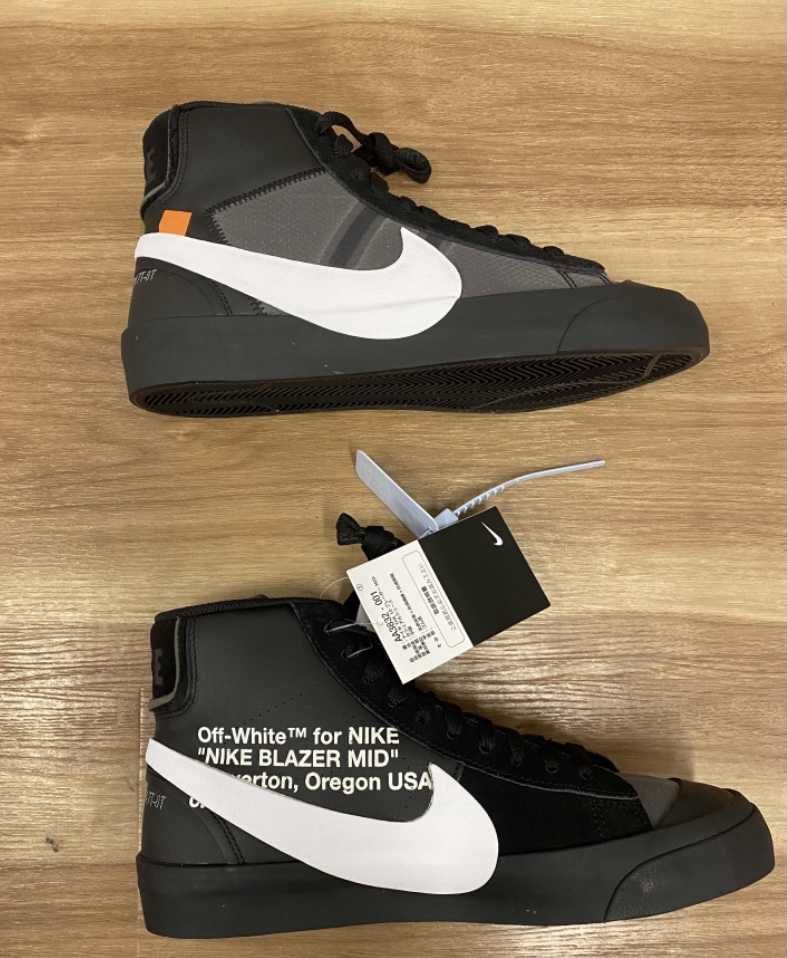 Off-White × Nike Blazer Studio Mid "Grim Reaper"