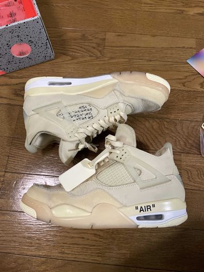 Off-White × Nike Women's Air Jordan 4 SP "Sail"