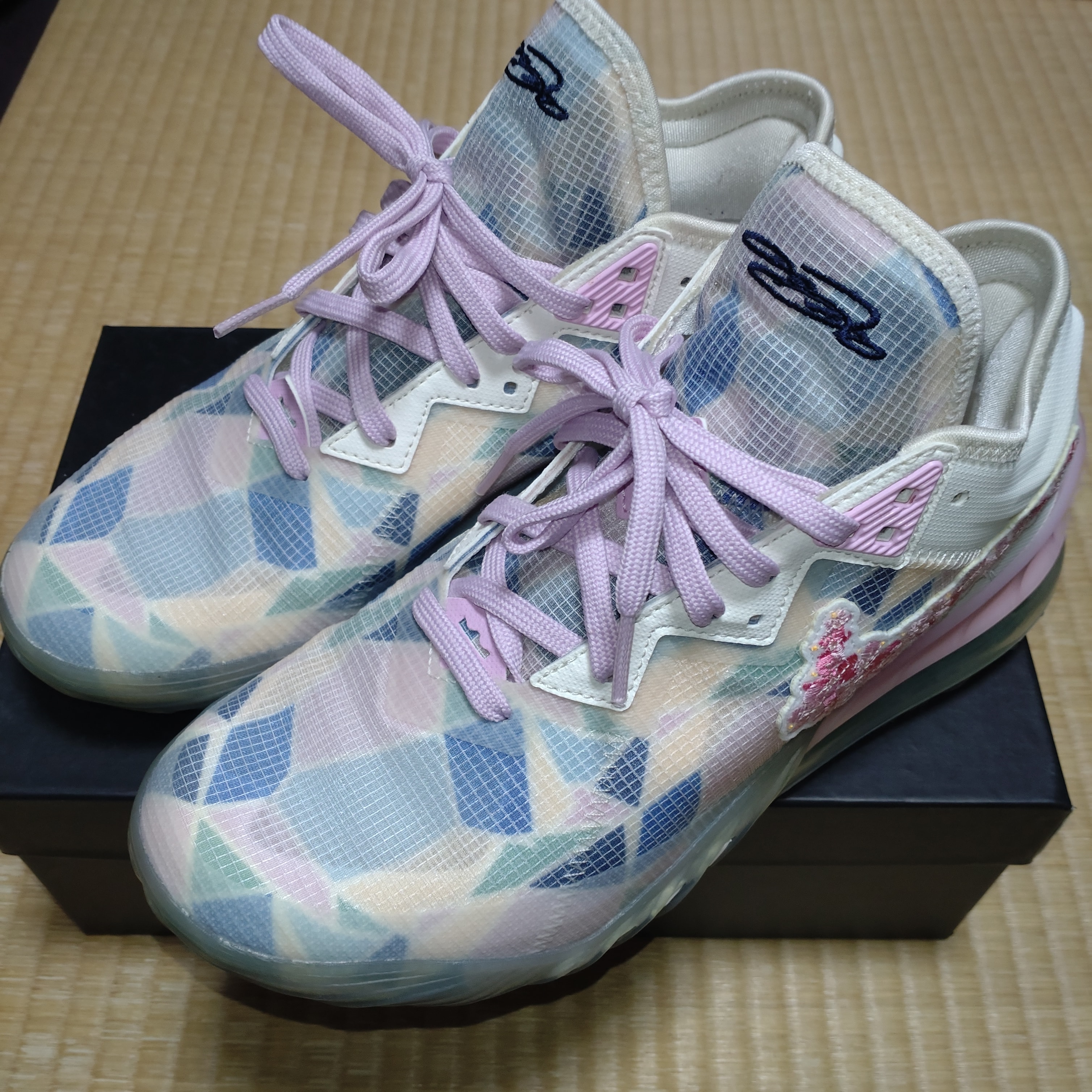 アトモス × ナイキ レブロン18 ロー "チェリーブロッサム"