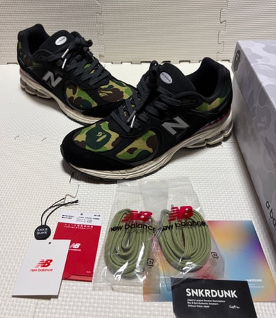 A BATHING APE × New Balance 2002R "Black"