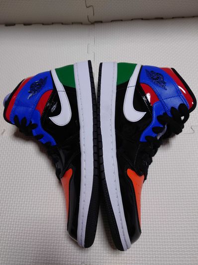 NIKE Women's AIR JORDAN 1 MID "PATENT BLEND"