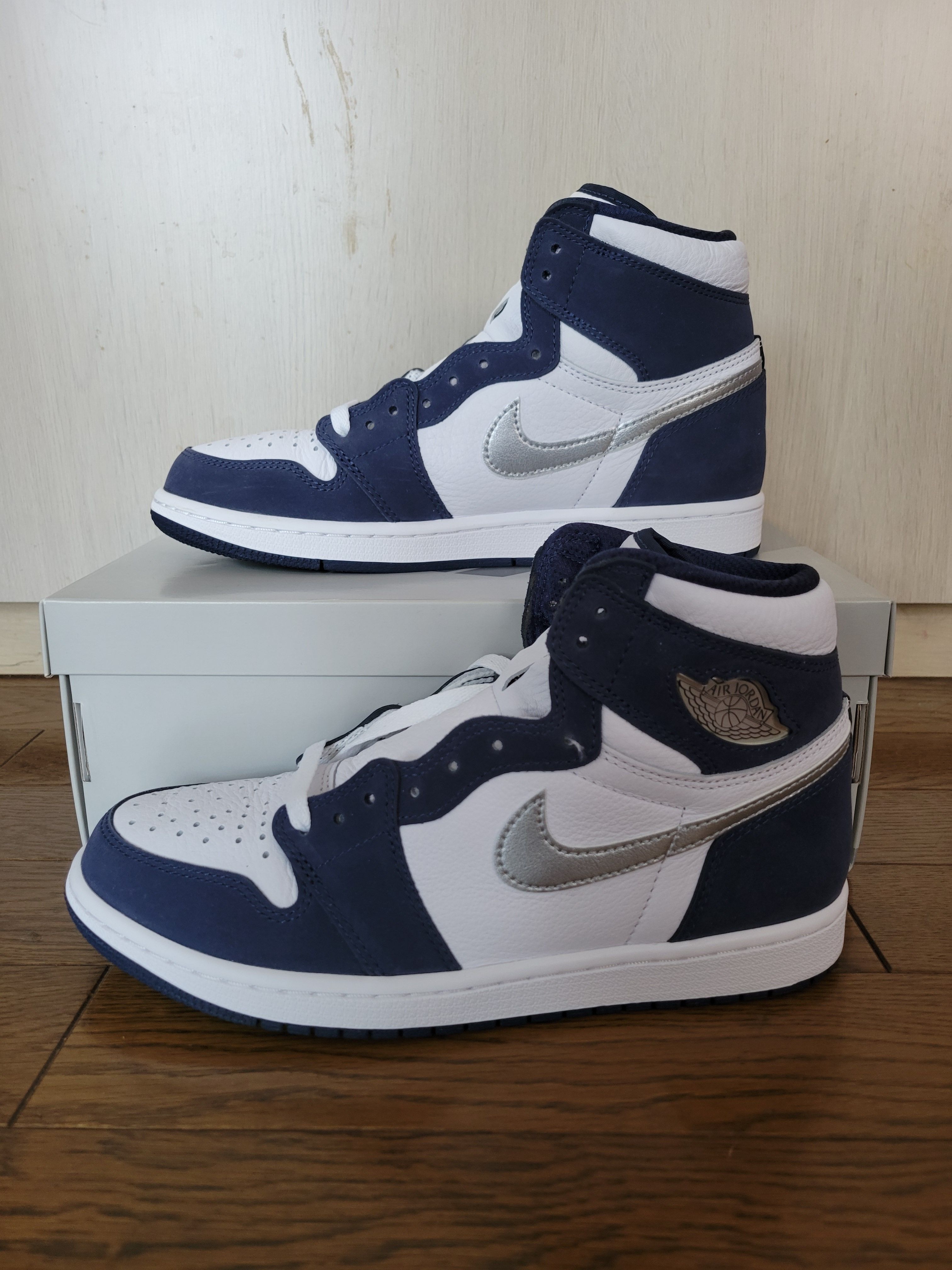 Nike Air Jordan 1 High OG CO.JP "White/Midnight Navy" (2020)(ブリーフケースなし)