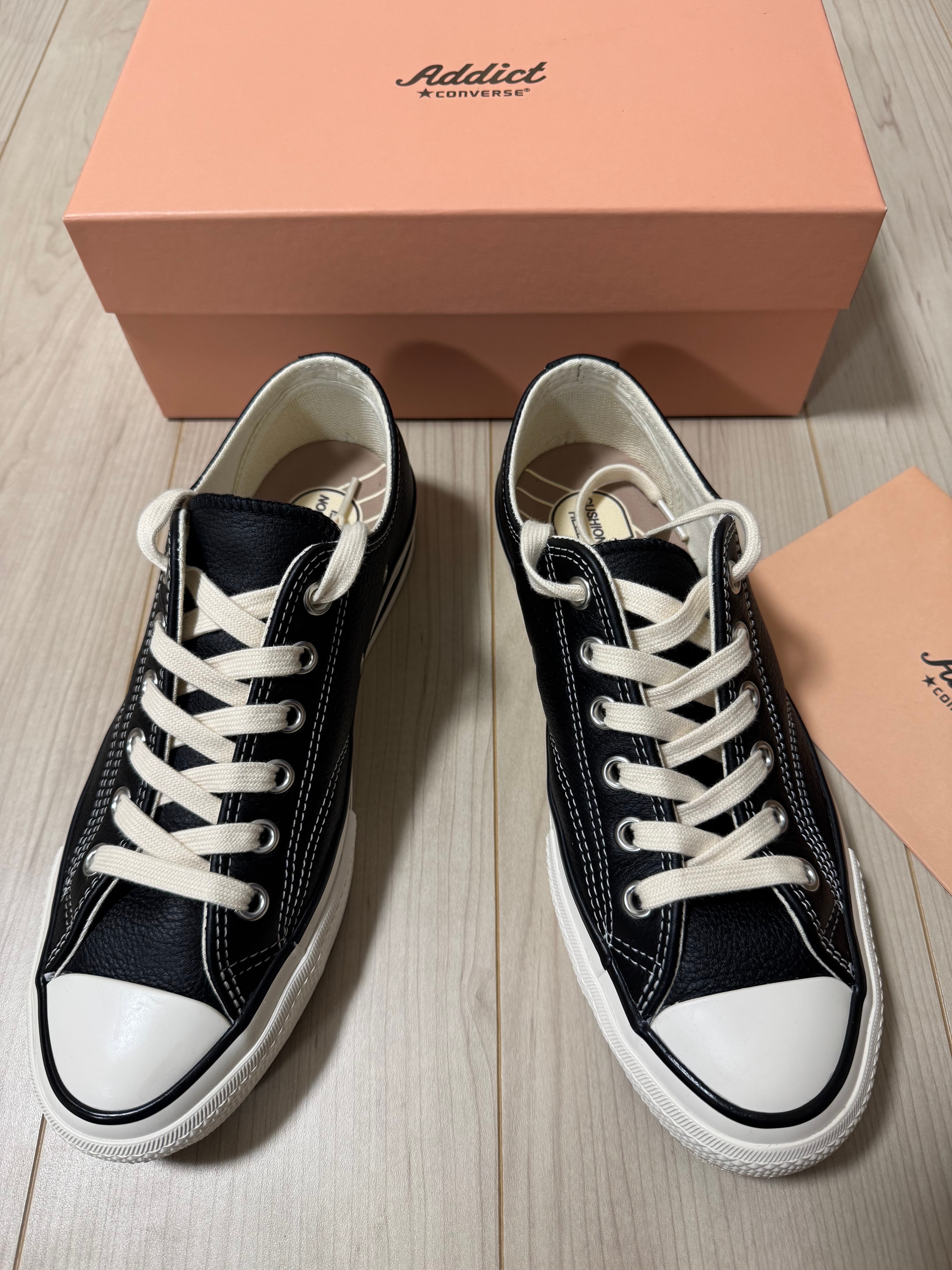 コンバース アディクト チャックテイラー レザー OX "ブラック"
