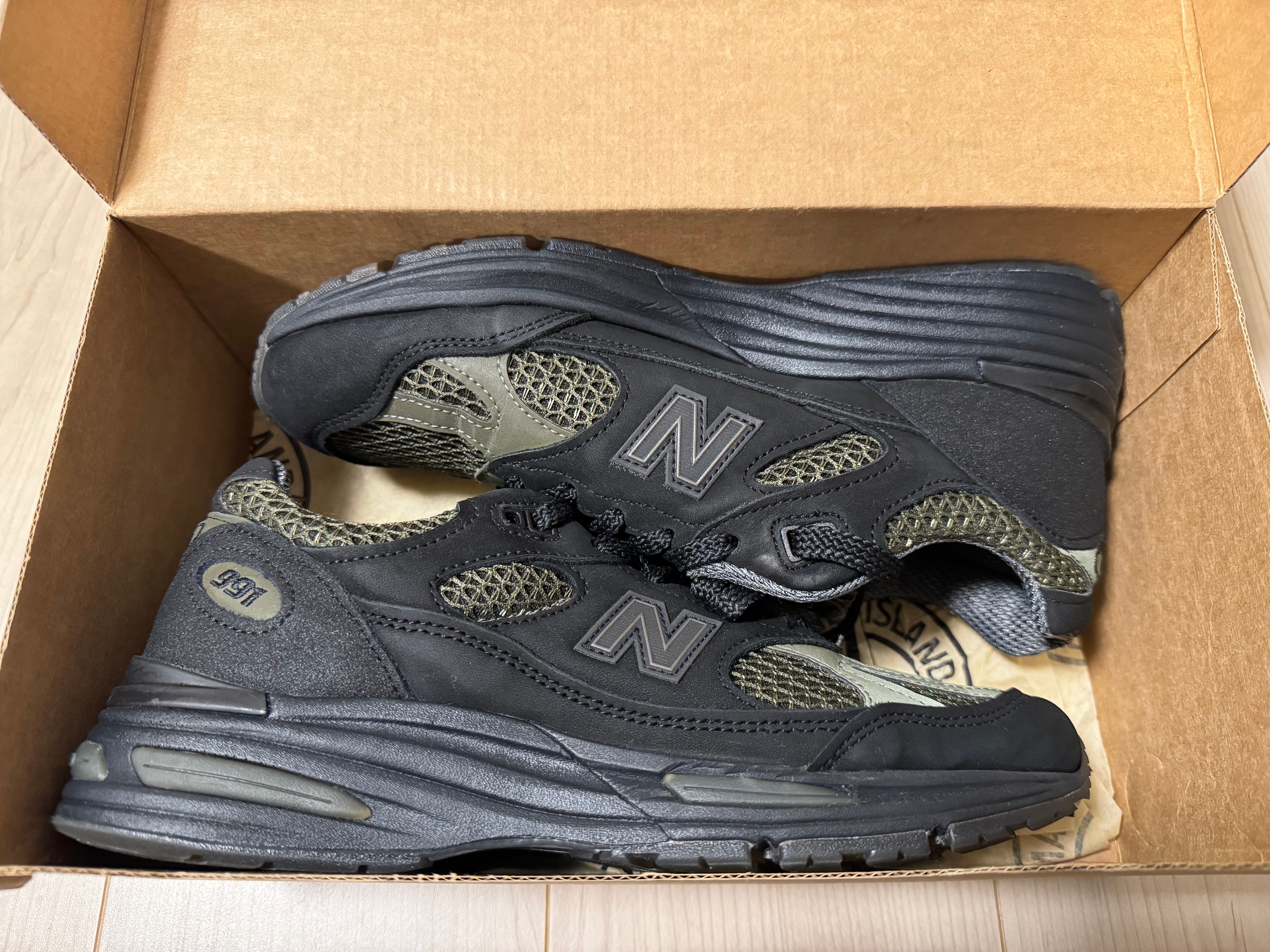 Stone Island × New Balance 991V2 "Black"