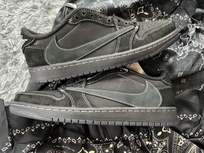 Travis Scott × Nike Air Jordan 1 Low OG SP "Black Phantom"