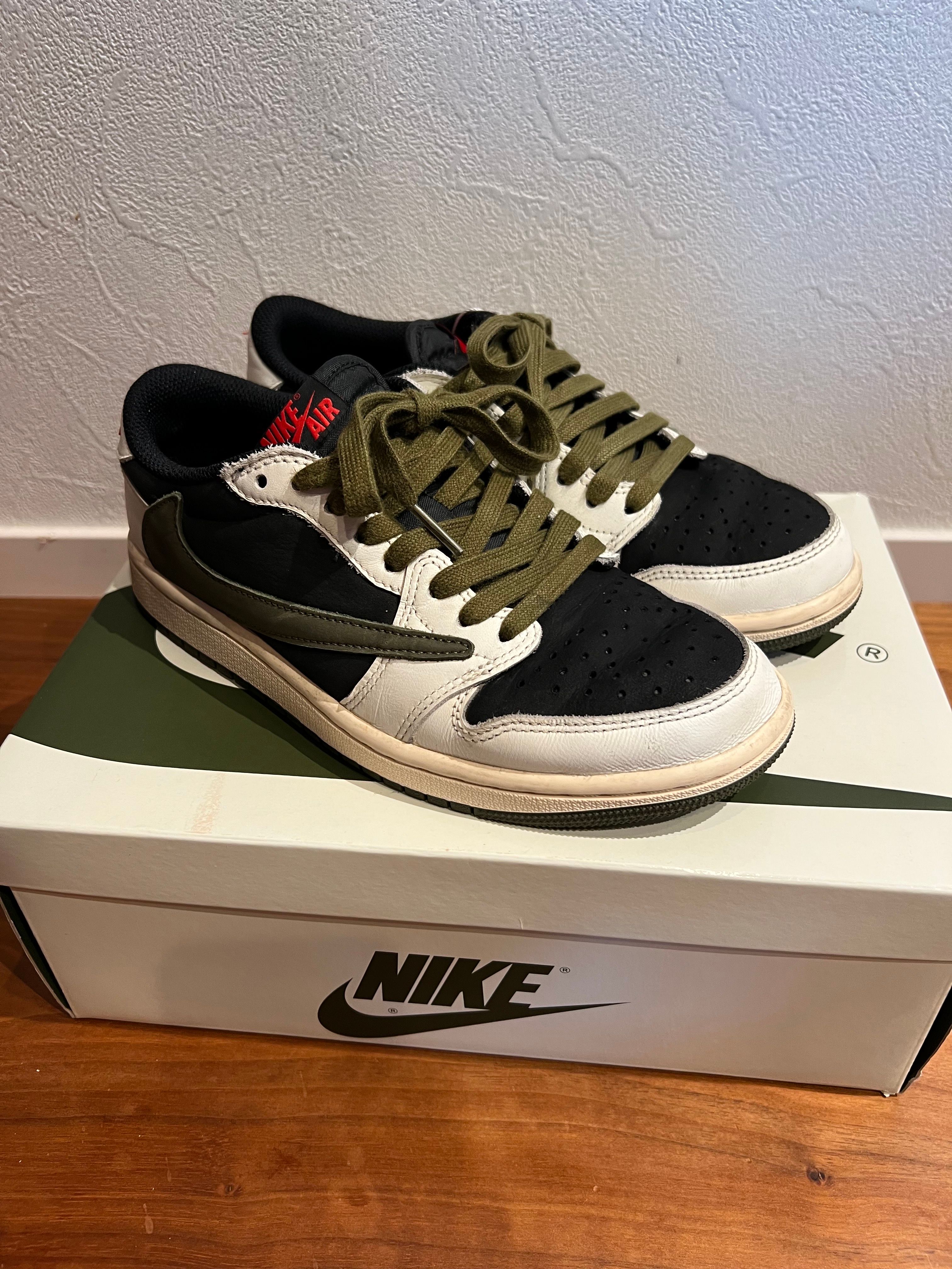 Travis Scott × Nike Women's Air Jordan 1 Low OG "Medium Olive"