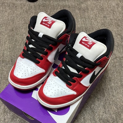 Nike SB Dunk Low Pro "J-Pack Chicago/Varsity Red and White"