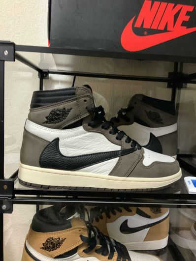 Travis Scott × Nike Air Jordan 1 Retro High OG TS SP "Sail/Dark Mocha"