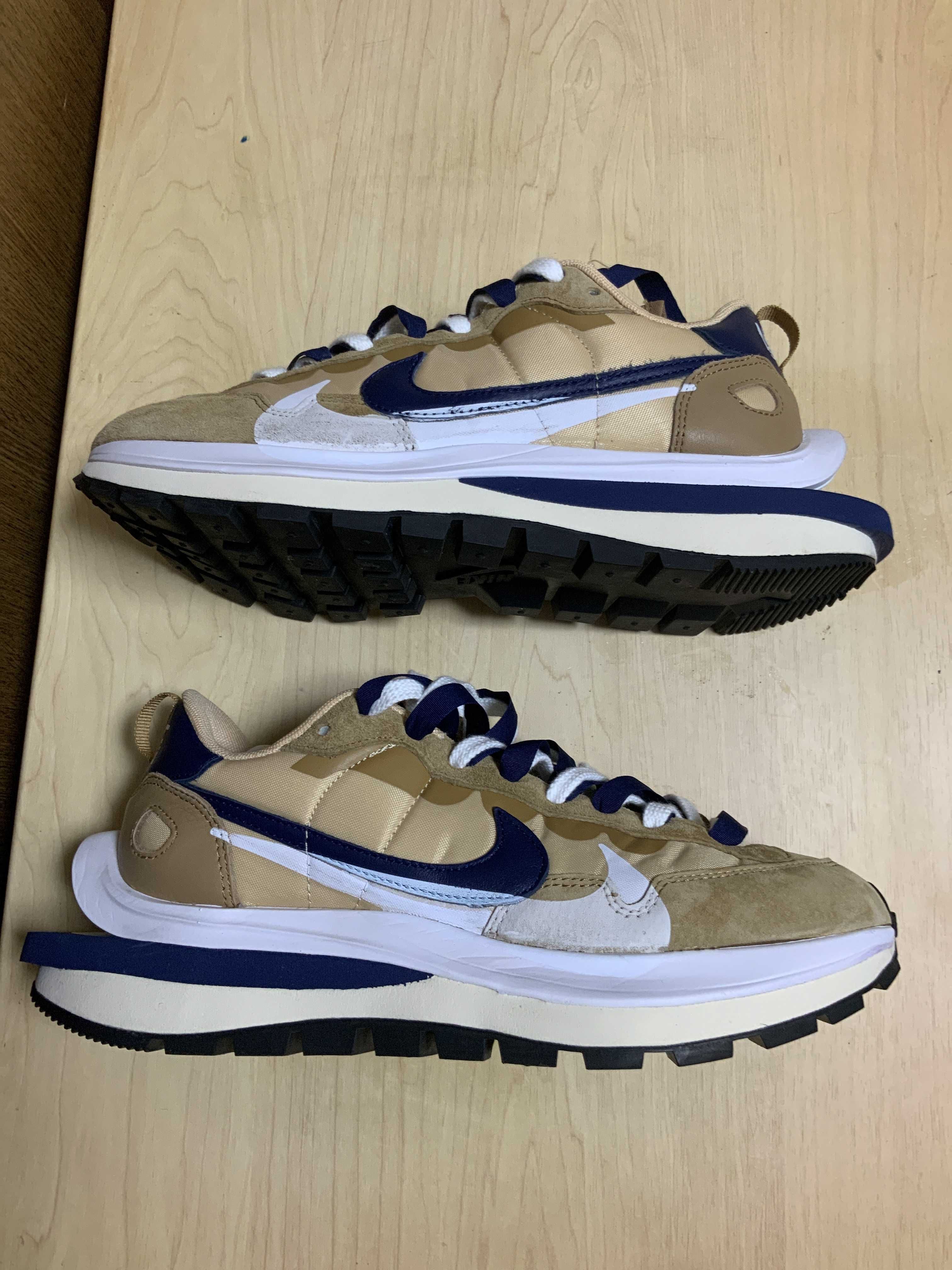 Sacai × Nike Vapor Waffle "Sesame And Blue Void"
