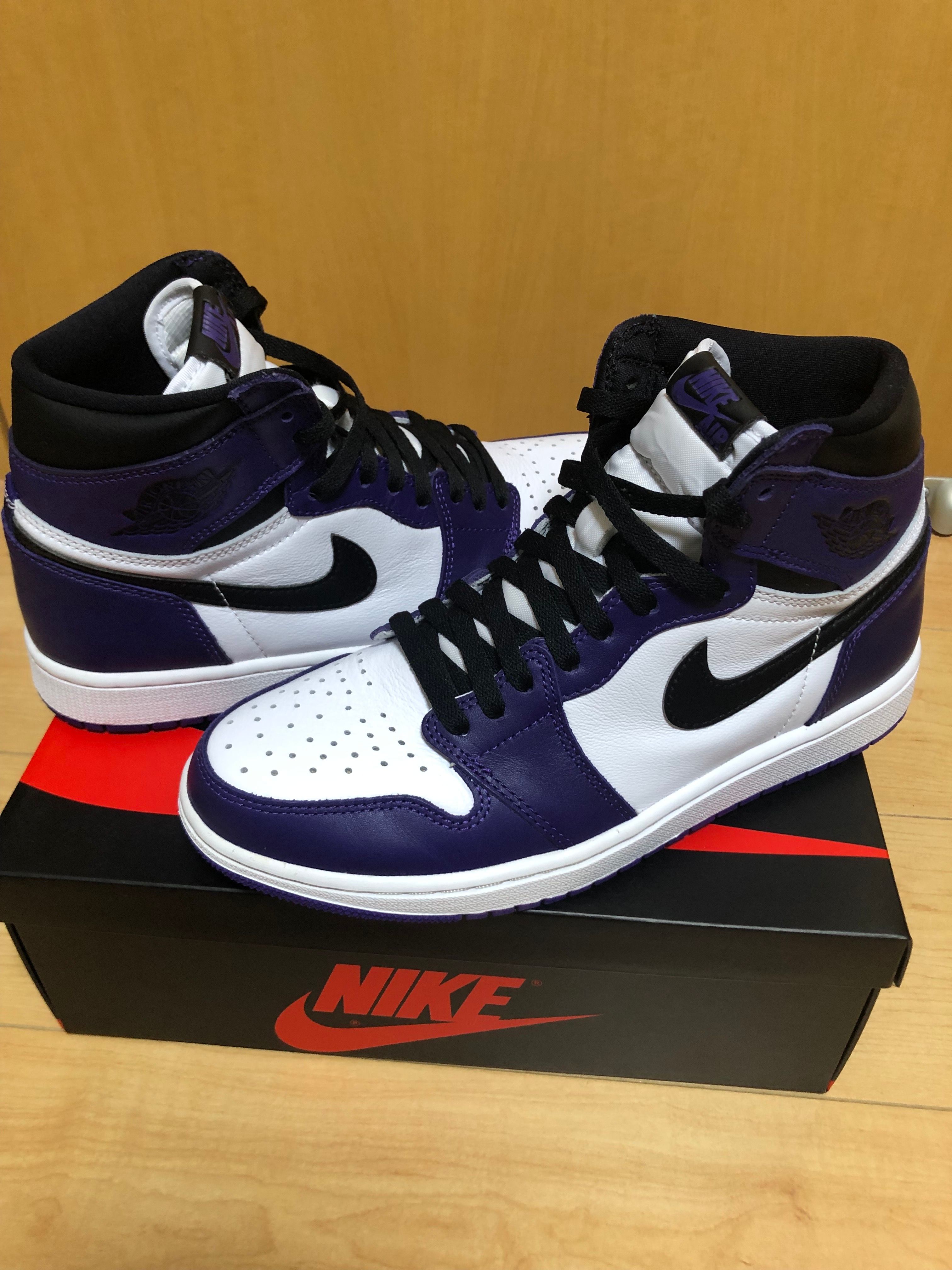 Nike Air Jordan 1 Retro High OG "Court Purple White/Black" (2020)