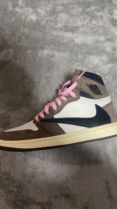 Travis Scott × Nike Air Jordan 1 Retro High OG TS SP "Sail/Dark Mocha"