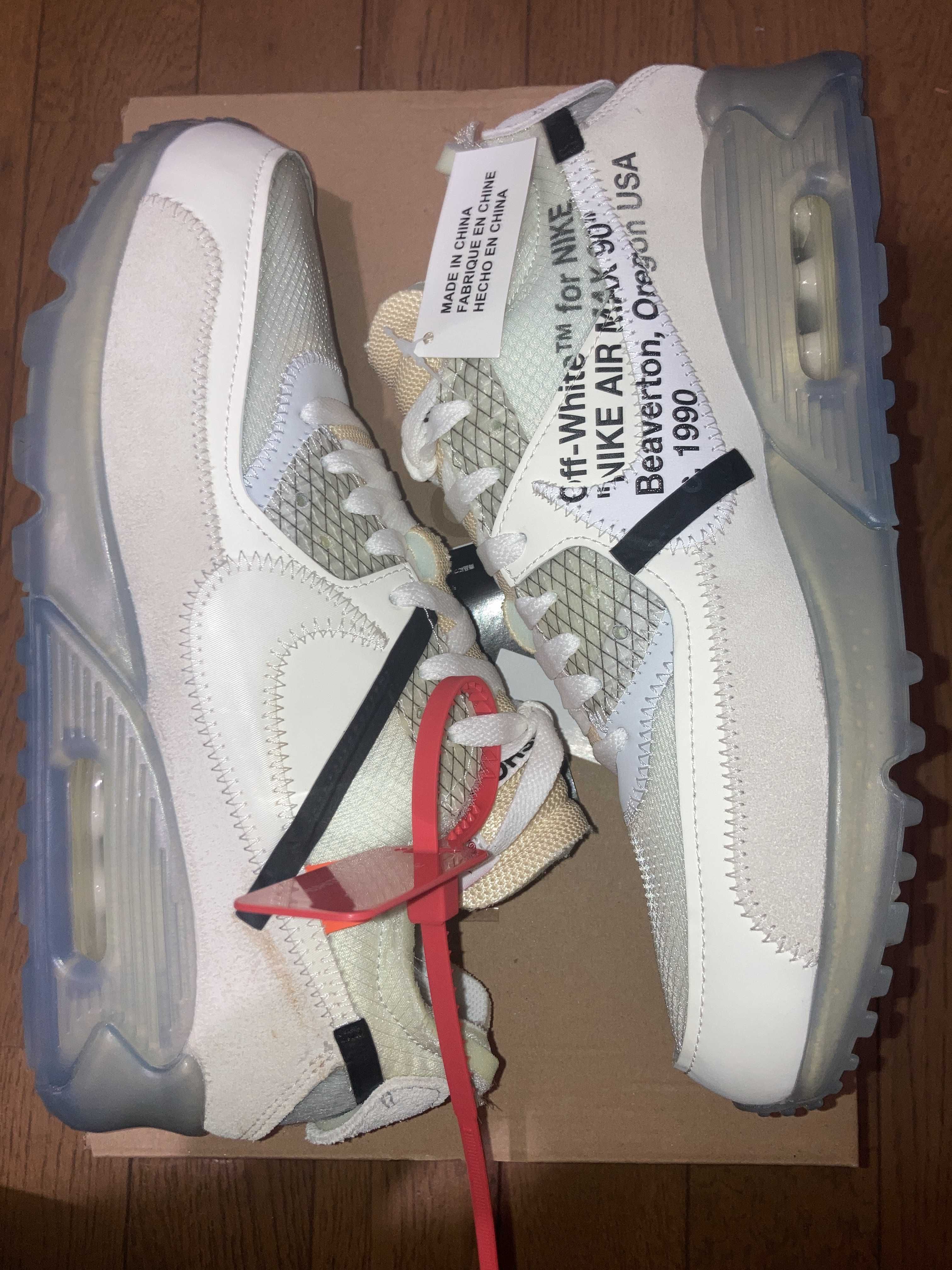Off-White × Nike Air Max 90 "The 10/Sail"