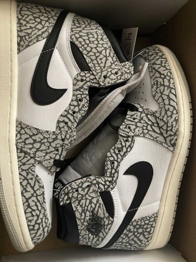Nike Air Jordan 1 High OG "White Cement/Safari"