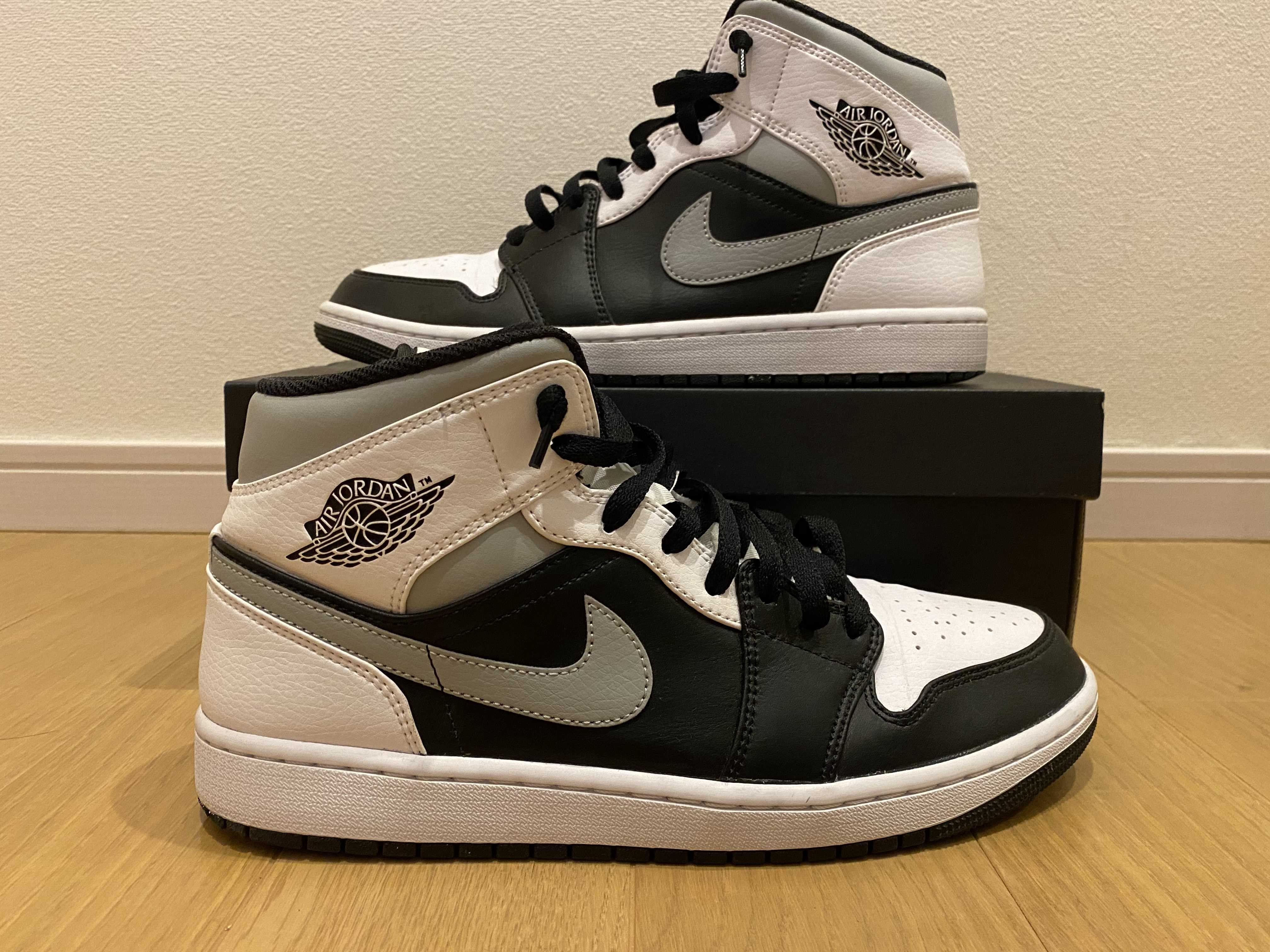 NIKE AIR JORDAN 1 MID "WHITE SHADOW"