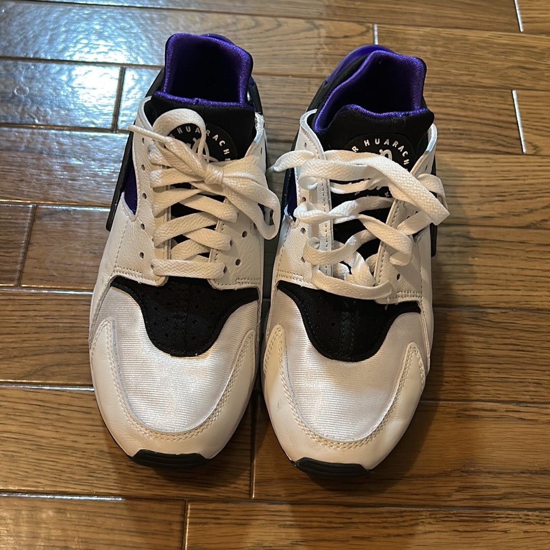 Nike Air Huarache "White/Hyper Grape/Black"