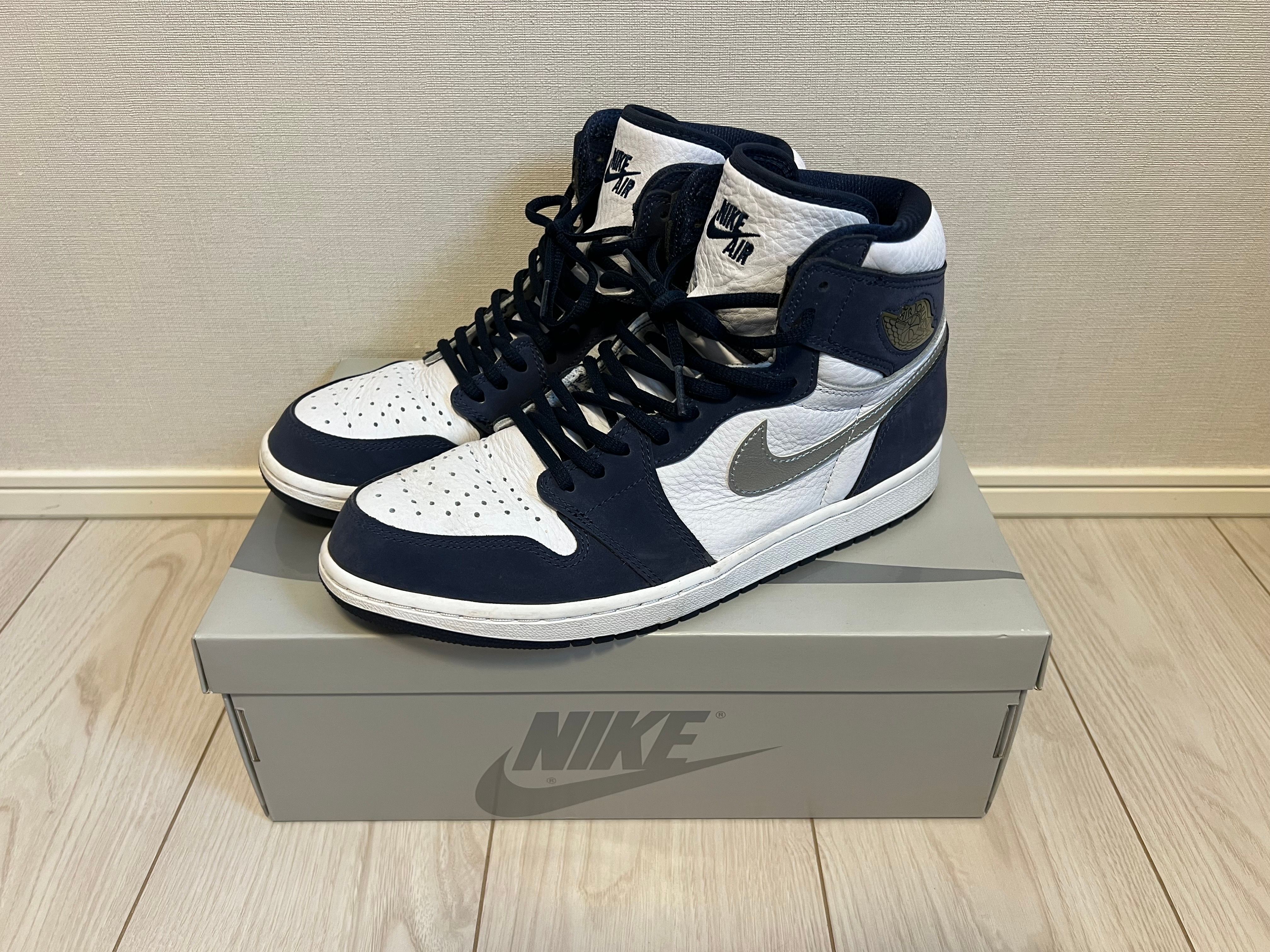 Nike Air Jordan 1 High OG CO.JP "White/Midnight Navy" (2020)(ブリーフケースなし)
