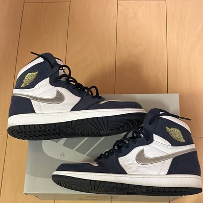 Nike Air Jordan 1 High OG CO.JP "White/Midnight Navy" (2020) (Standard Box)
