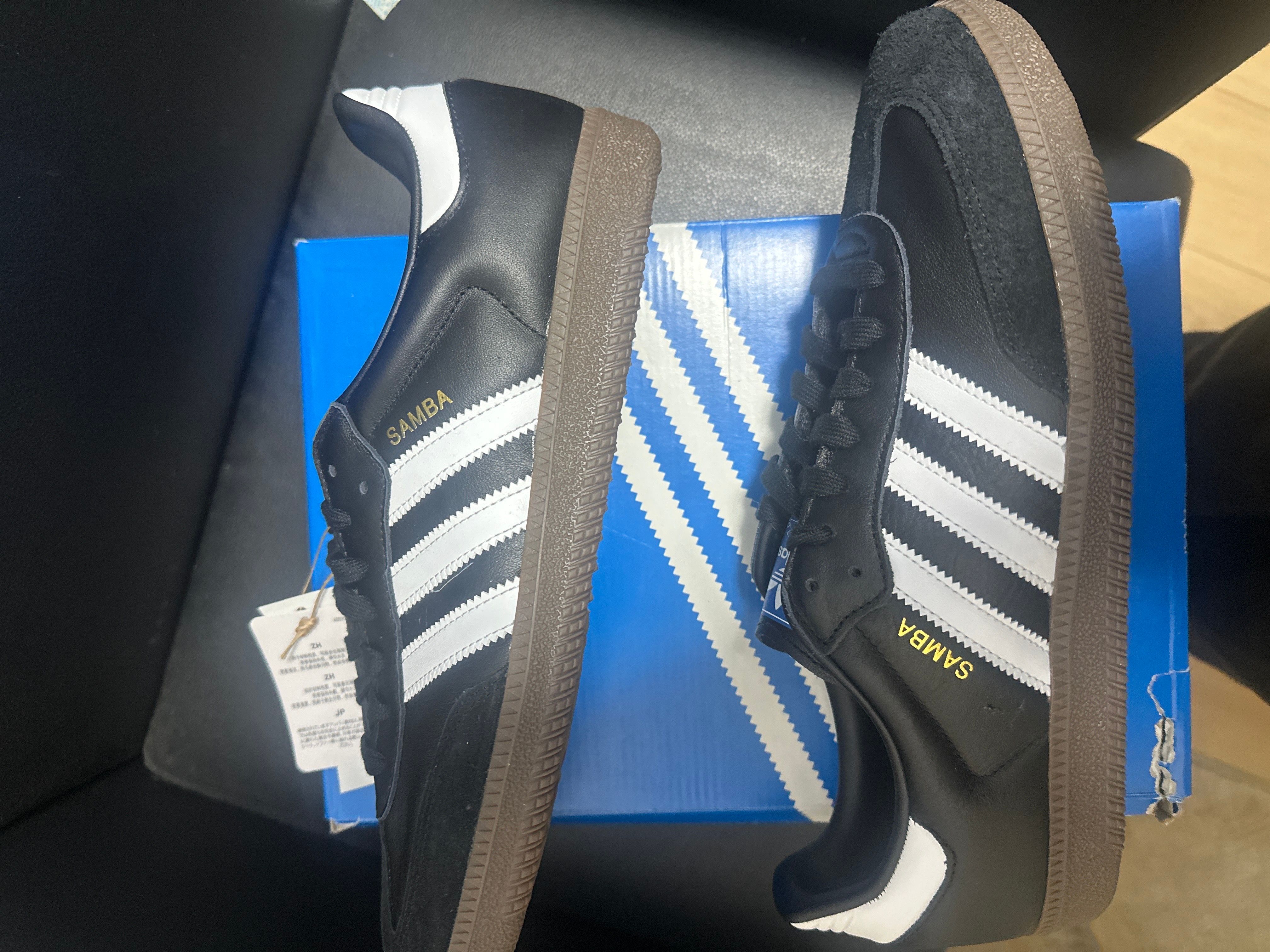 adidas Samba OG "Core Black/Cloud White/Gum"