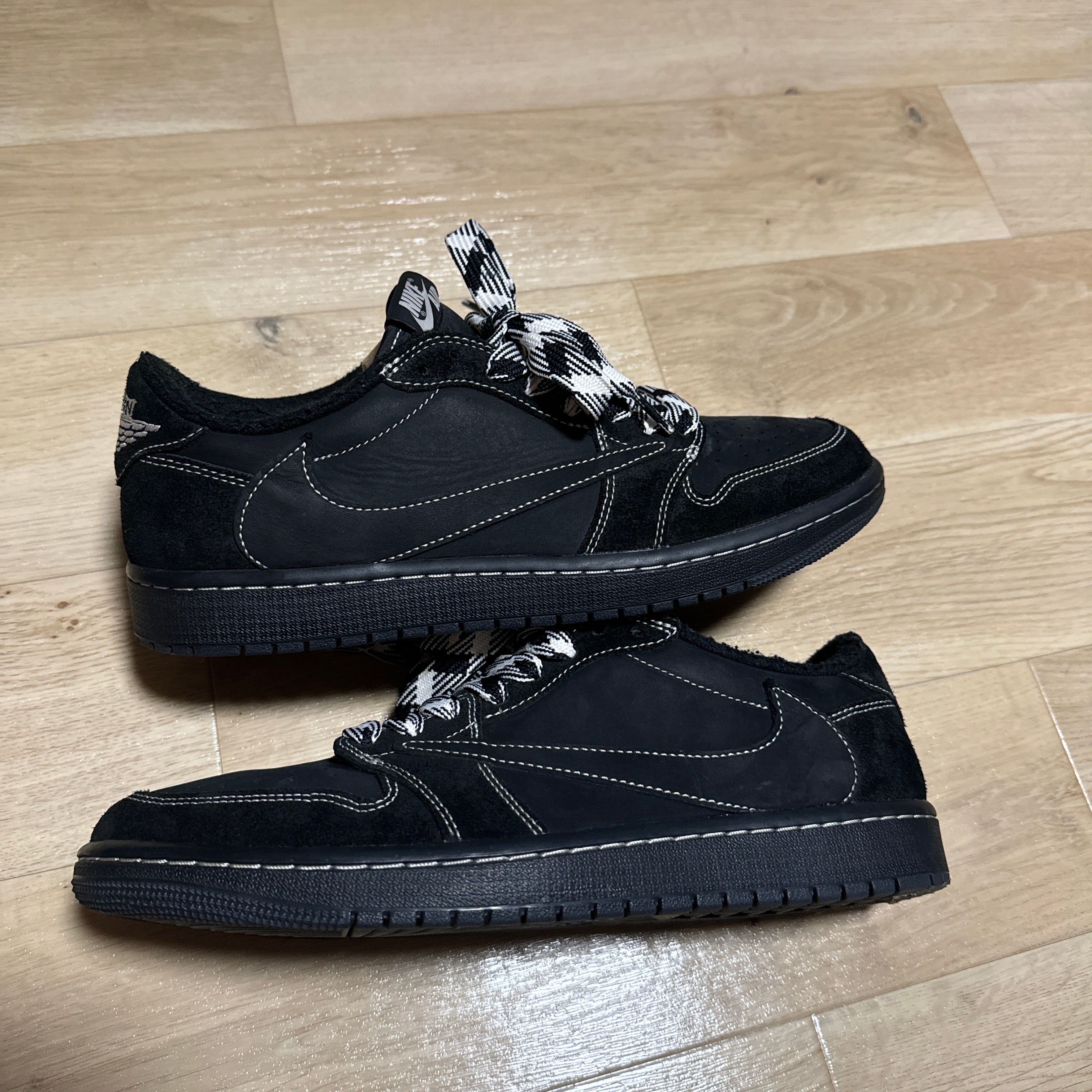 Travis Scott × Nike Air Jordan 1 Low OG SP "Black Phantom"