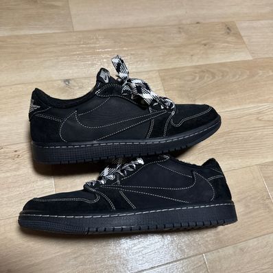 Travis Scott × Nike Air Jordan 1 Low OG SP "Black Phantom"