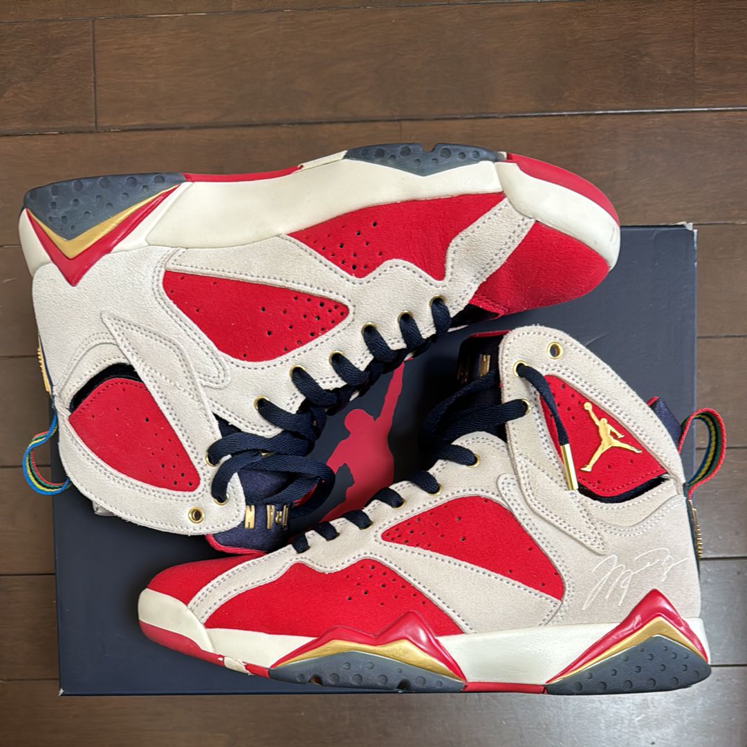 Trophy Room × Nike Air Jordan 7 "True Red and Obsidian"