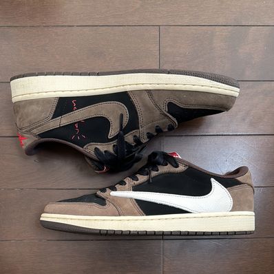 Travis Scott × Nike Air Jordan 1 Low OG SP-T "Black/Dark Mocha"