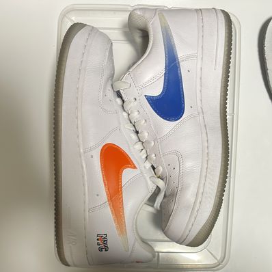 KITH × Nike Air Force 1 Low "White/Rush Blue/White/Brilliant Orange"