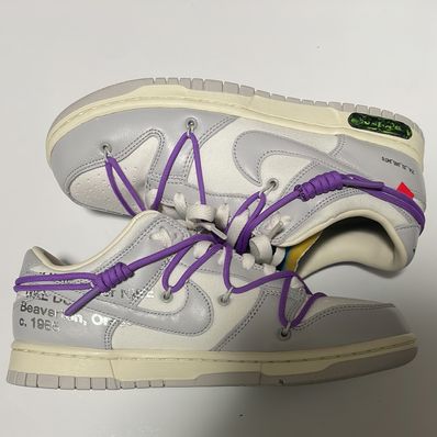 Off-White × Nike Dunk Low "Sail/Neutral Gray"