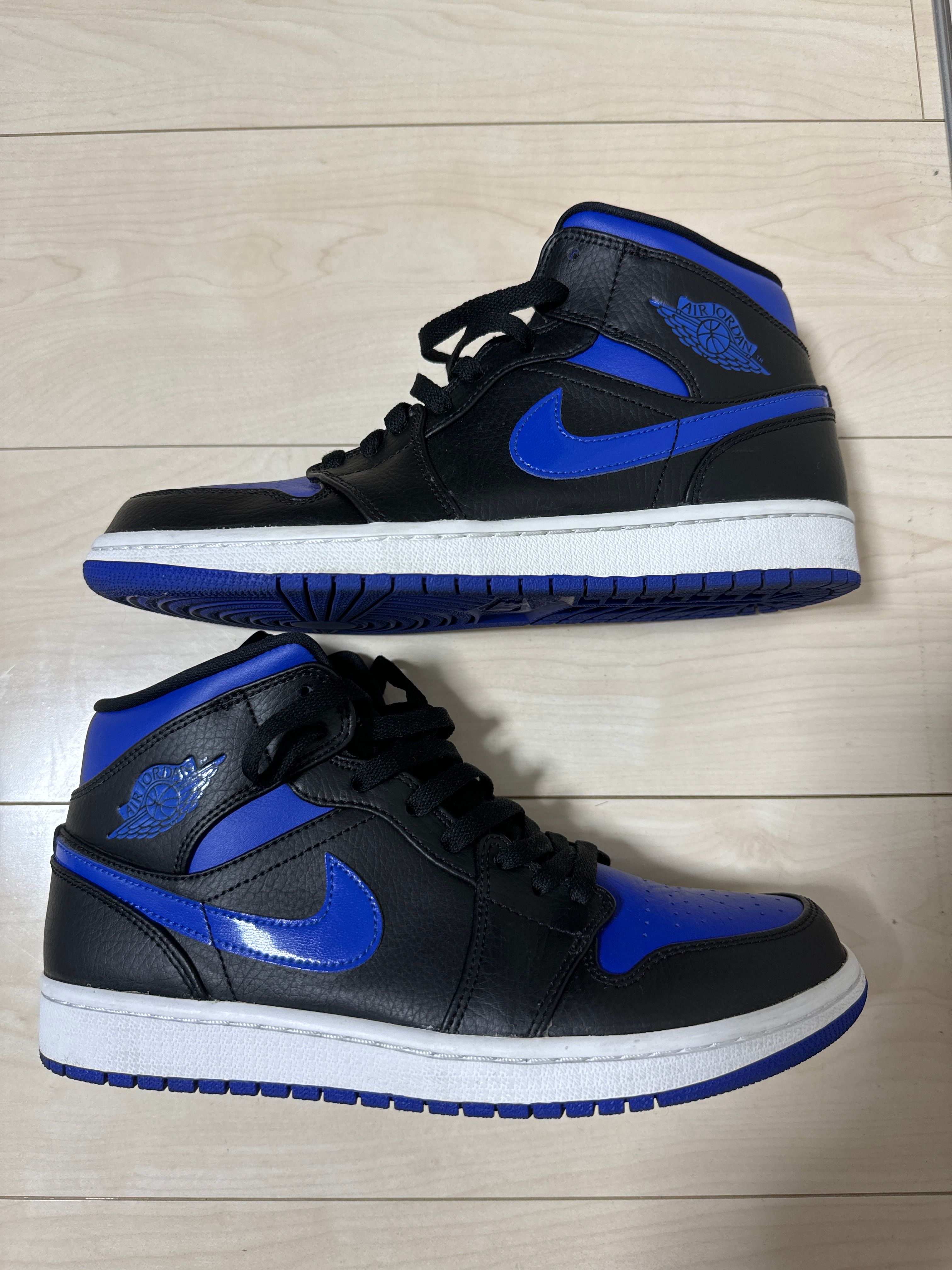 NIKE AIR JORDAN 1 MID "BLACK/BLUE"