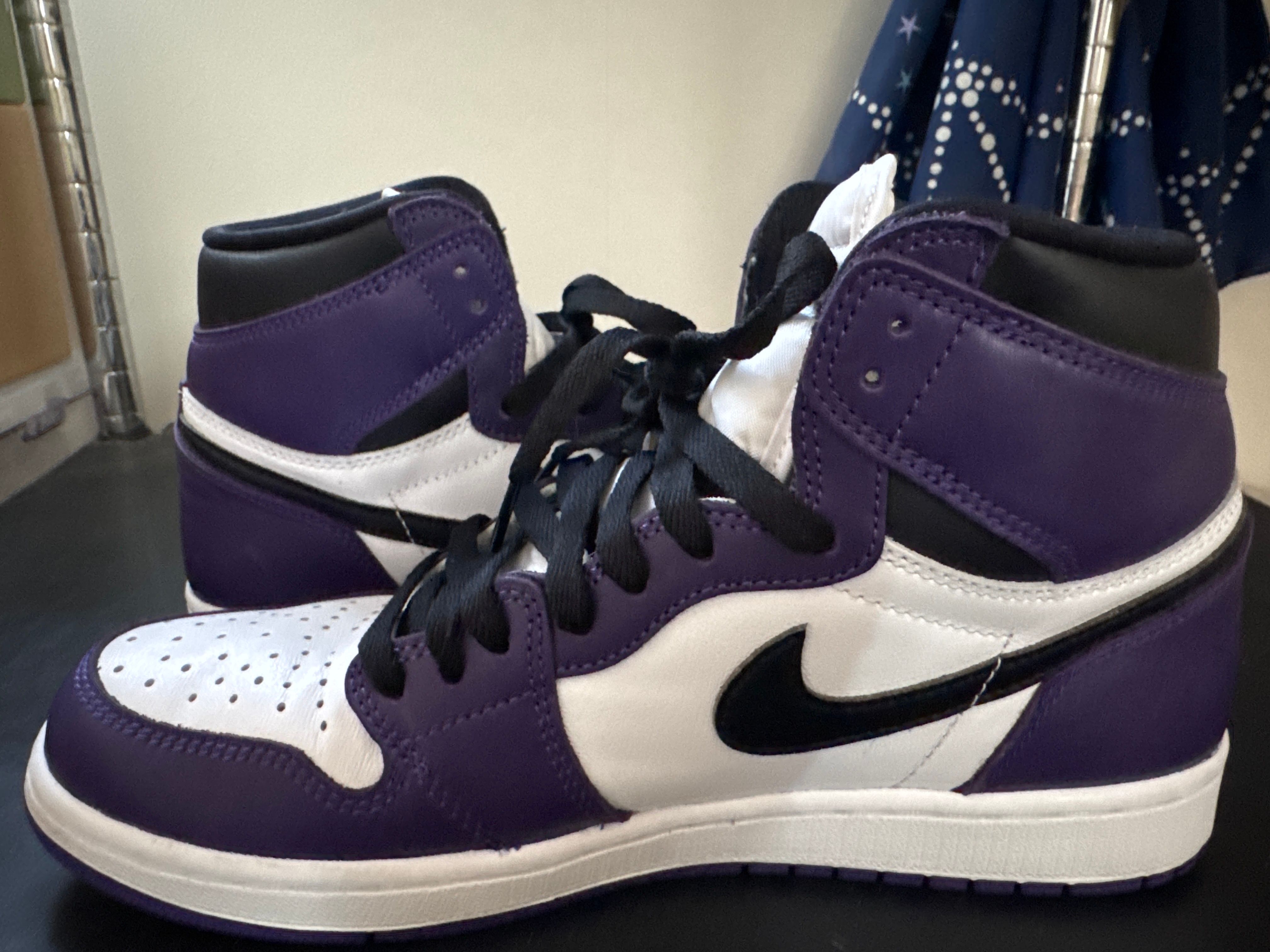 Nike Air Jordan 1 Retro High OG "Court Purple White/Black" (2020)