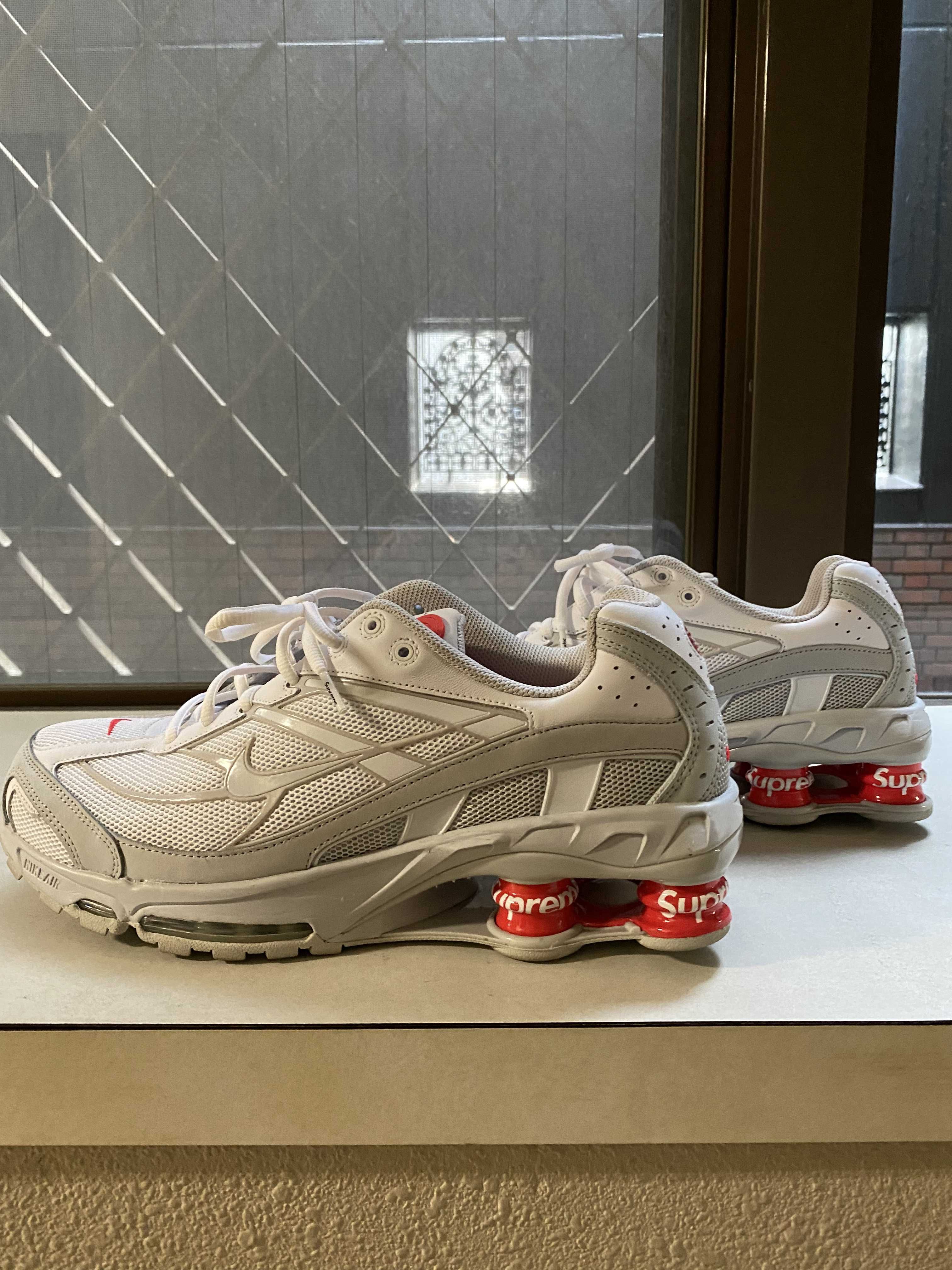 Supreme × Nike Shox Ride 2 "White/Grey Fog/Flat Platinum"