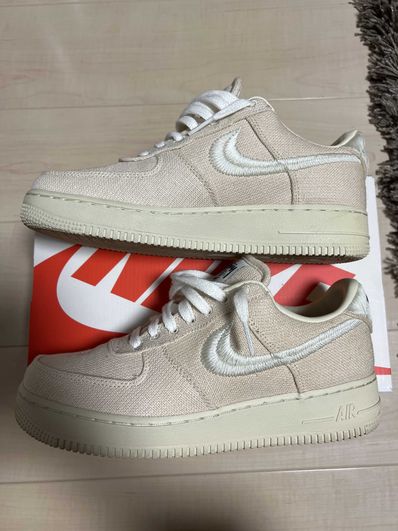 Stussy × Nike Air Force 1 Low "Fossil Stone"