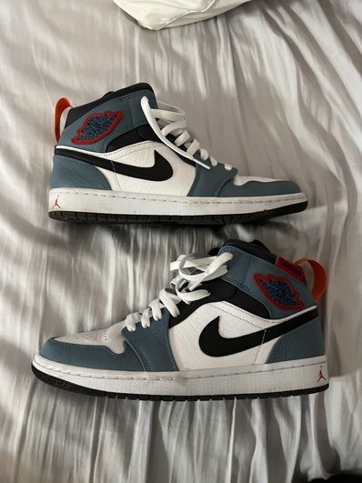 FACETASM × Nike Air Jordan 1 Mid "White/Navy"