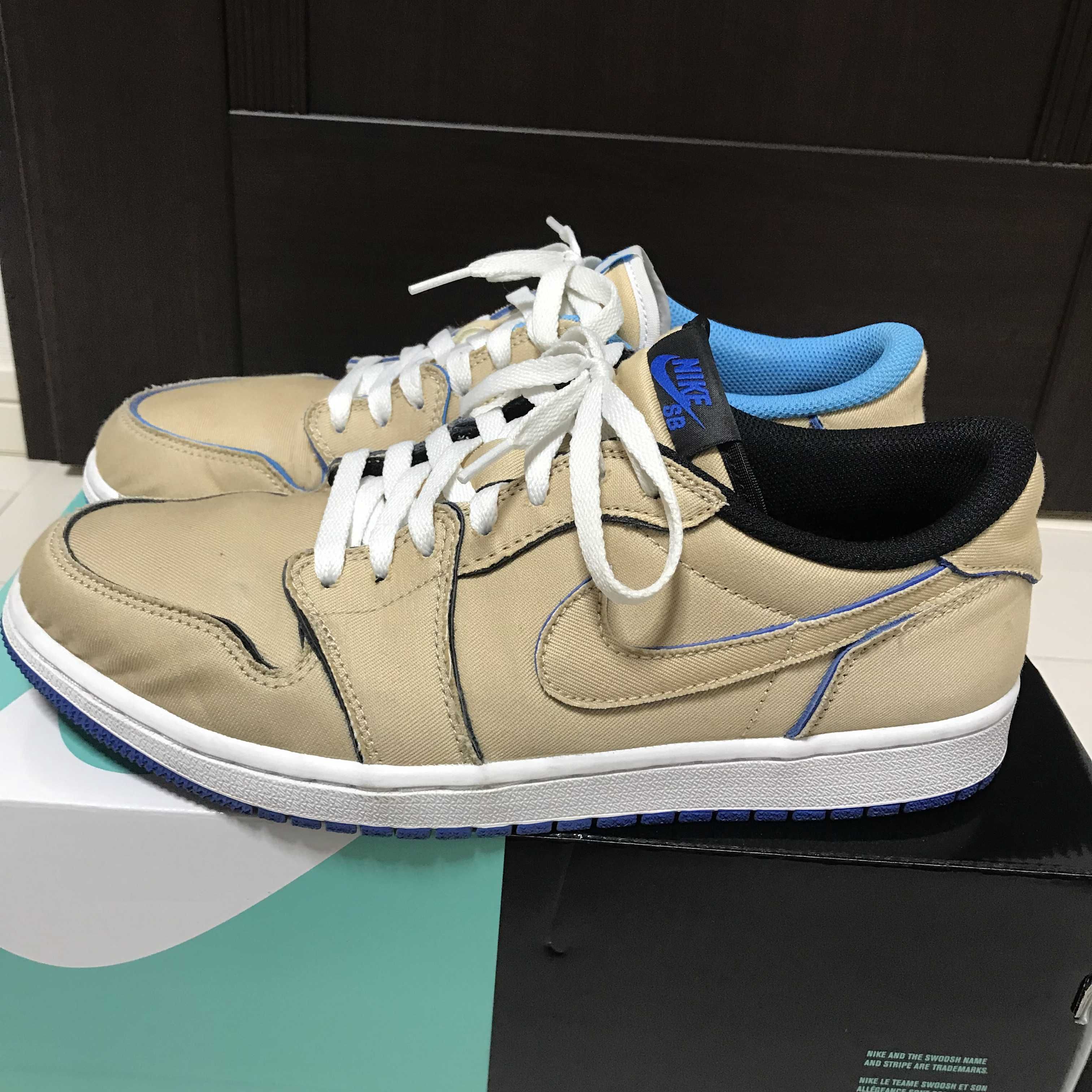 Nike SB Air Jordan 1 Low "Desert Ore/Royal Blue"