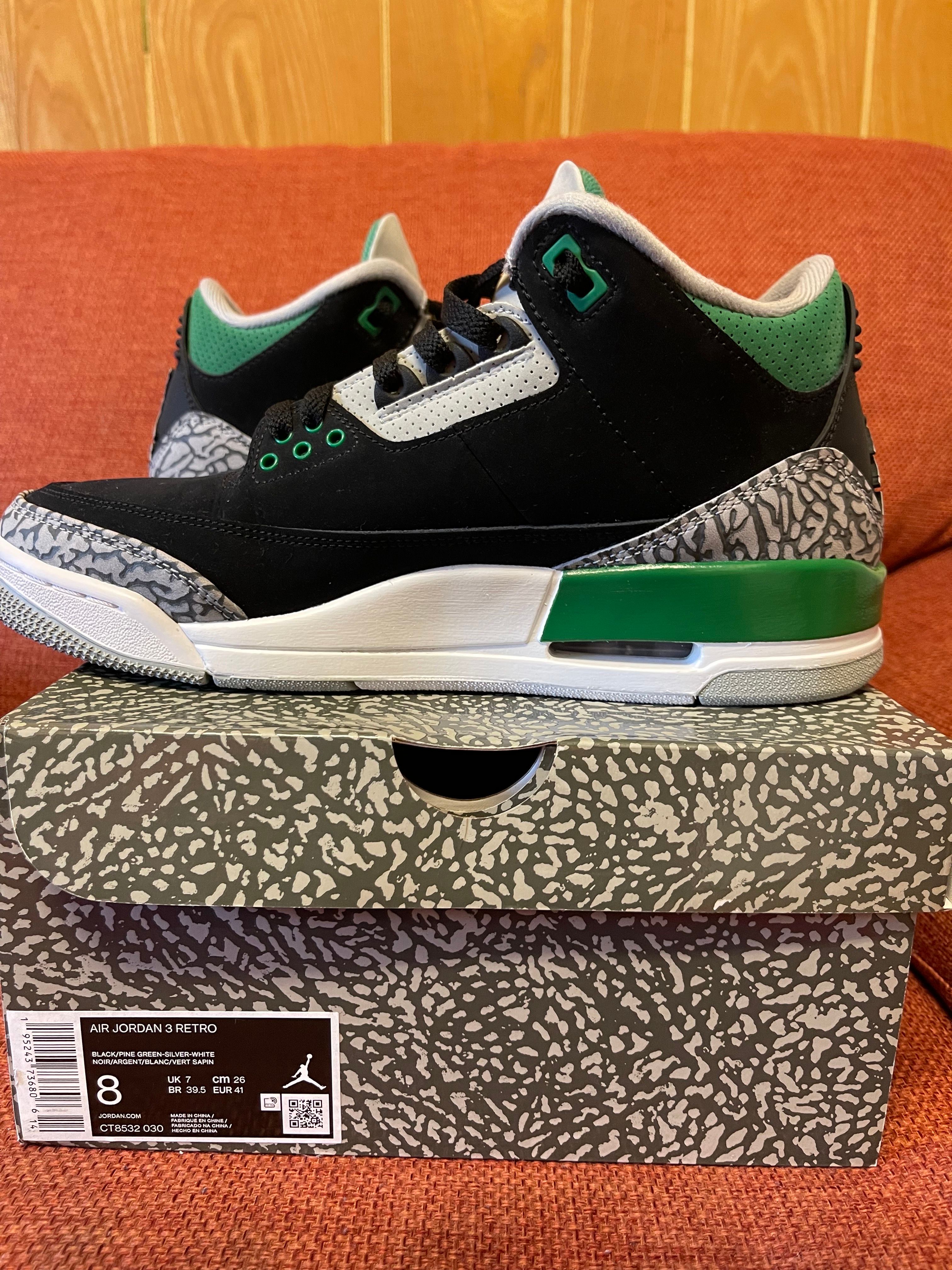 Nike Air Jordan 3 "Pine Green"