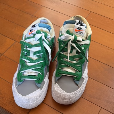 sacai × Nike Blazer Low "Classic Green"