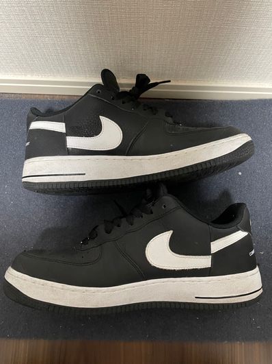 Supreme × COMME des GARCONS SHIRT × Nike Air Force 1 Low "Black/White" (2018)