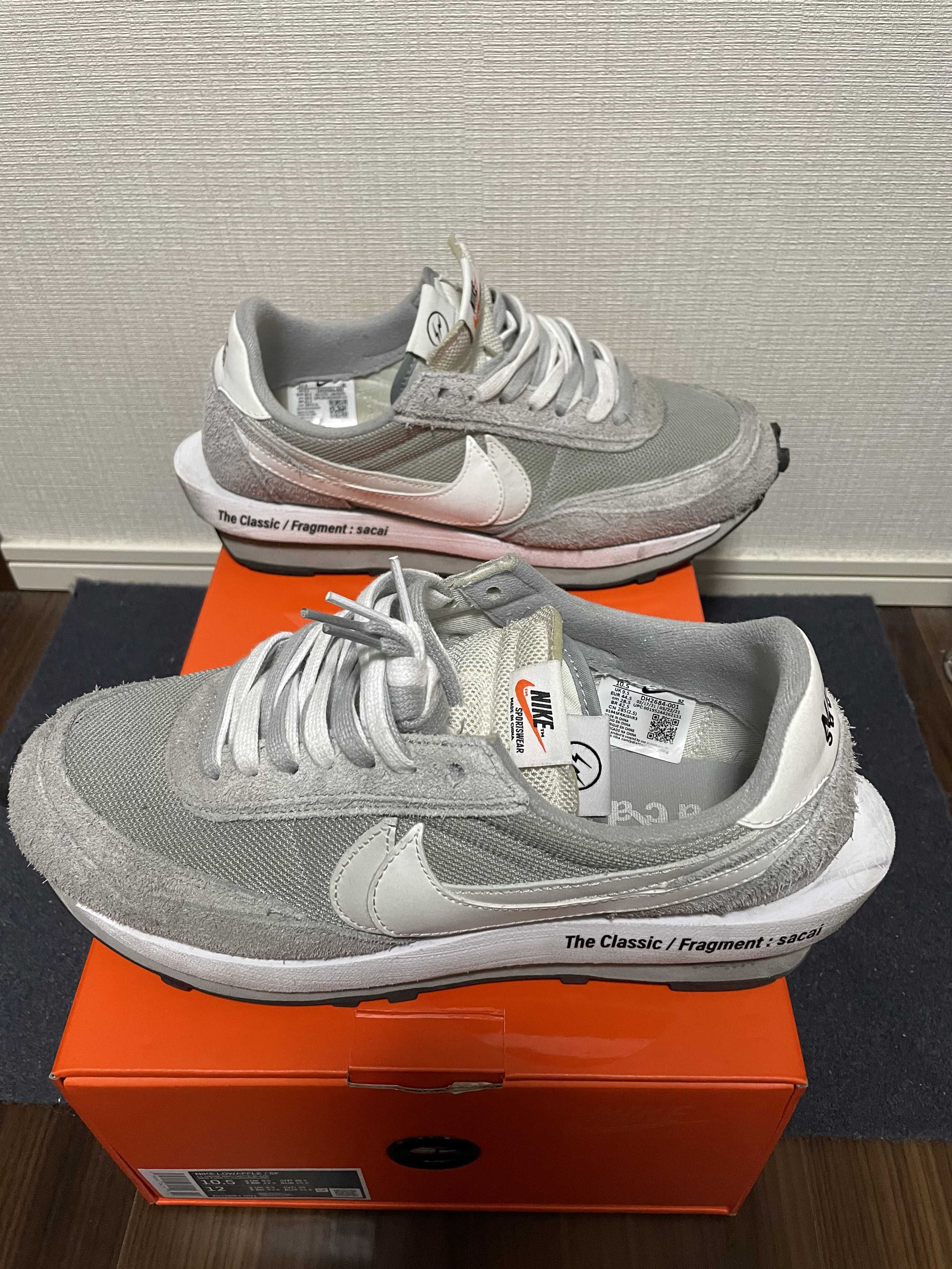 Fragment × sacai × Nike LD Waffle "Light Smoke Grey"
