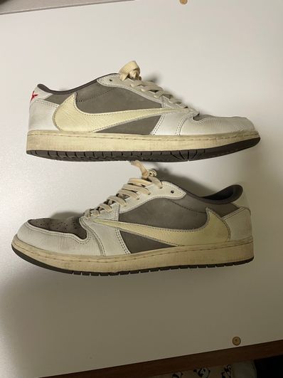 Travis Scott × Nike Air Jordan 1 Low OG SP "Reverse Mocha/Sail and Ridgerock"