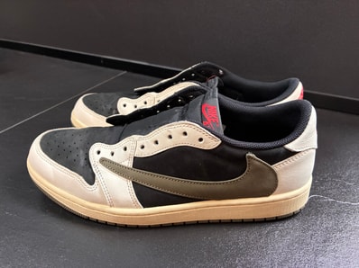 Travis Scott × Nike Women's Air Jordan 1 Low OG "Medium Olive"