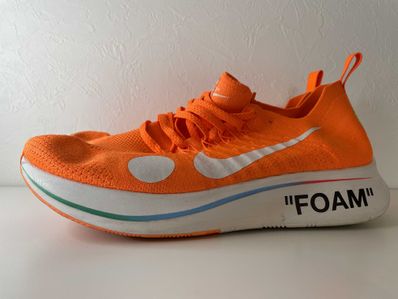 Off-White × Nike Zoom Fly Mercurial Flyknit "Total Orange/White/Volt"