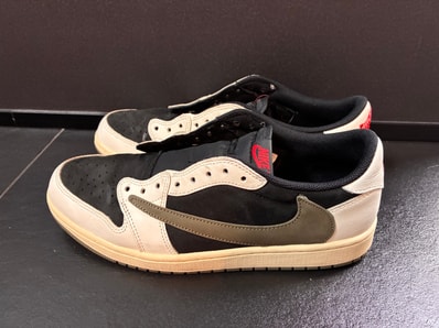 Travis Scott × Nike Women's Air Jordan 1 Low OG "Medium Olive"