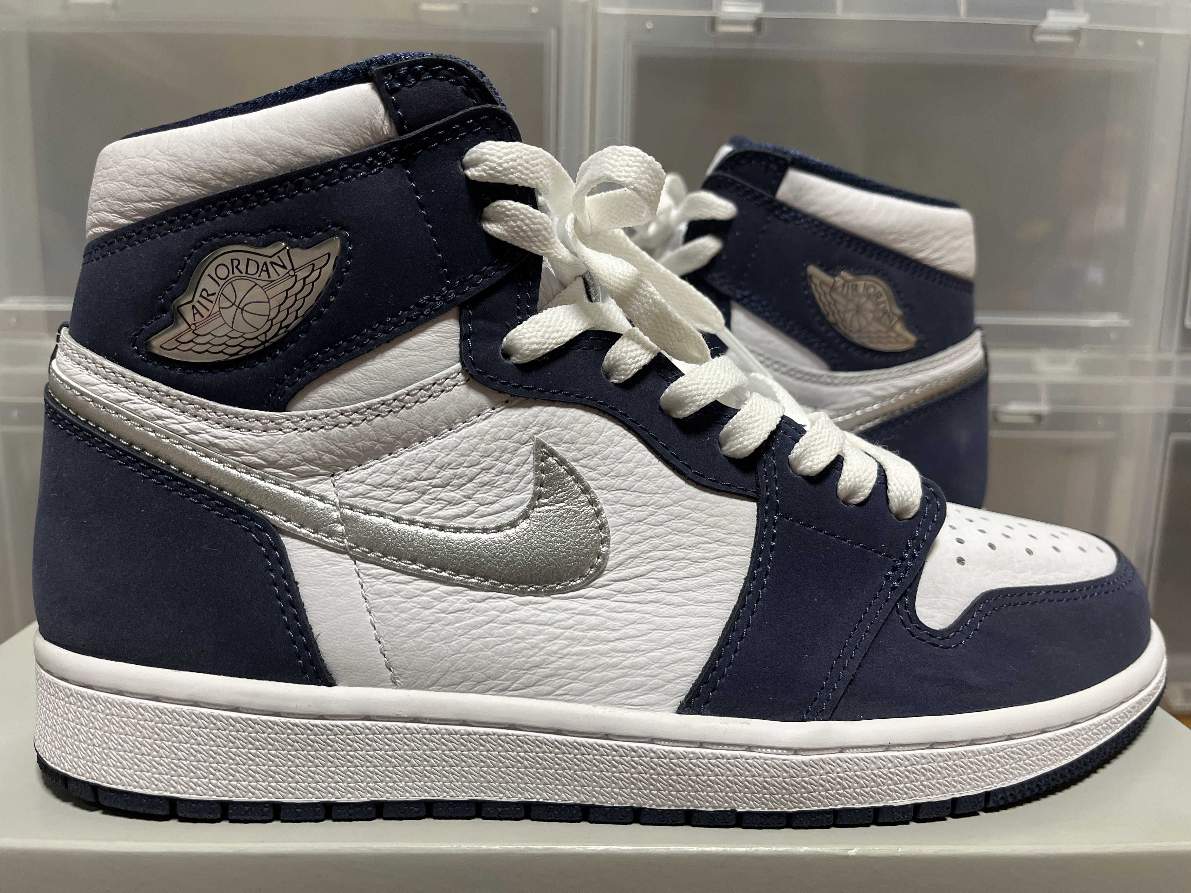 Nike Air Jordan 1 High OG CO.JP "White/Midnight Navy" (2020)(ブリーフケースなし)